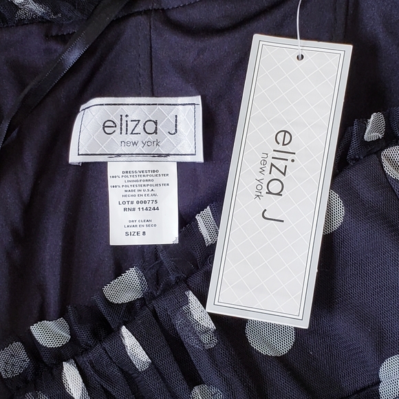 WOMEN'S MESH POLKA DOT DRESS | 8 - Picture 8 of 8